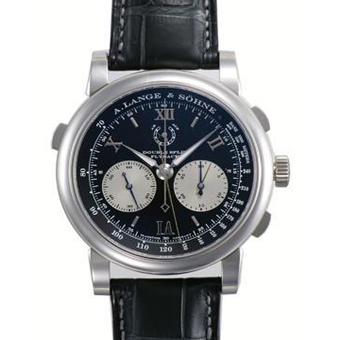 A.LANGE&SOHNE ランゲ&ゾーネ スーパーコピー  ダブルスプリット 404.035 手巻き ブラック/シルバー